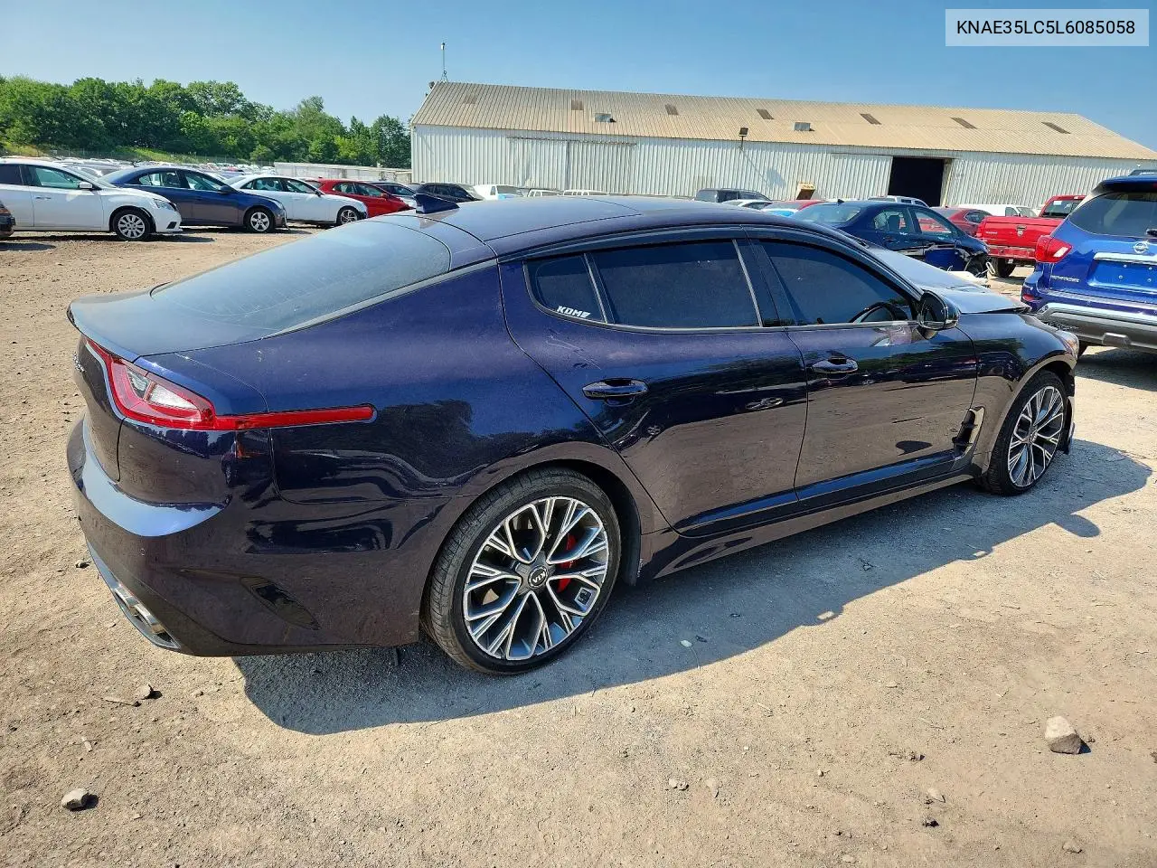 2020 Kia Stinger Gt VIN: KNAE35LC5L6085058 Lot: 58959916