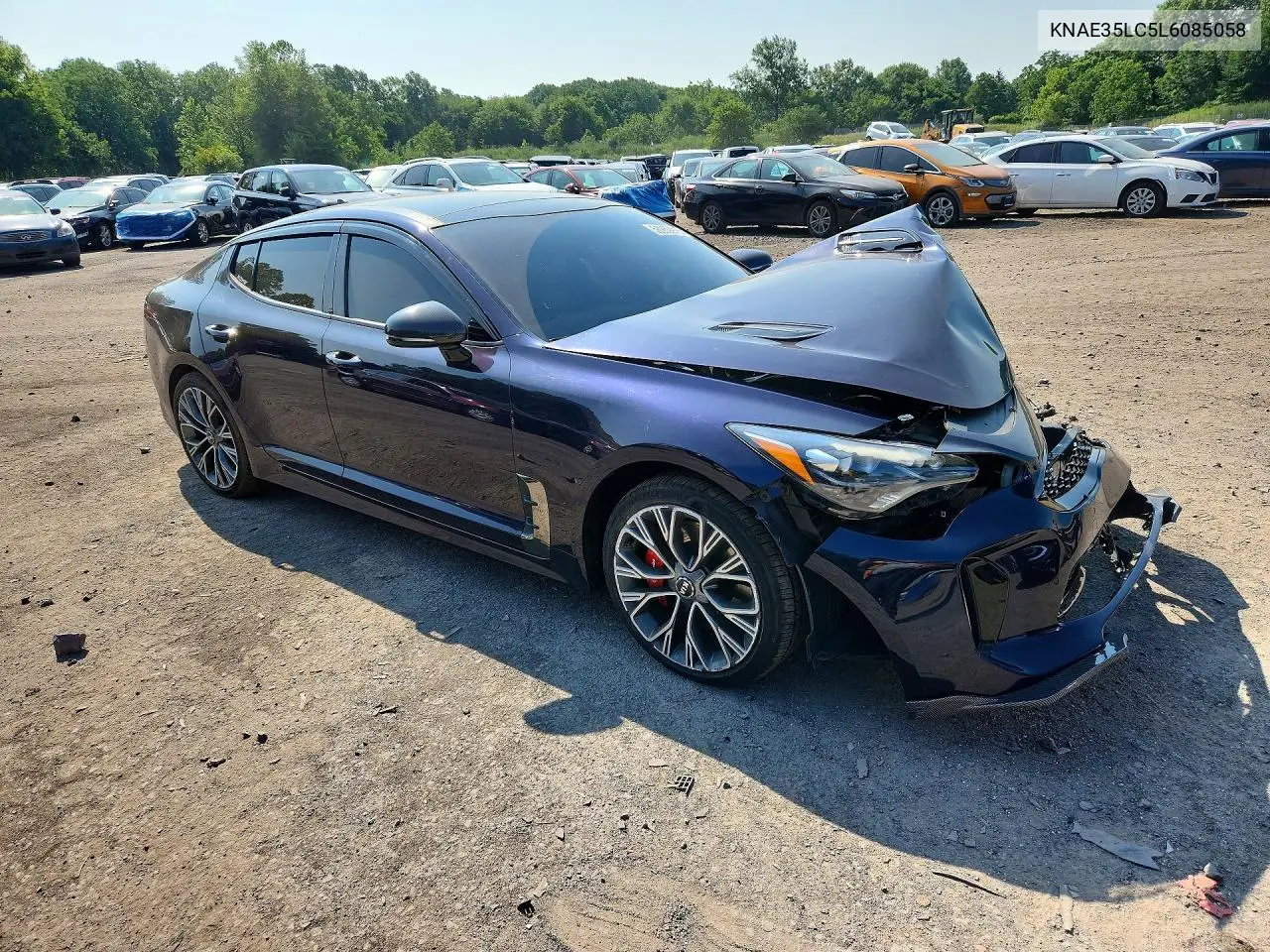 2020 Kia Stinger Gt VIN: KNAE35LC5L6085058 Lot: 58959916