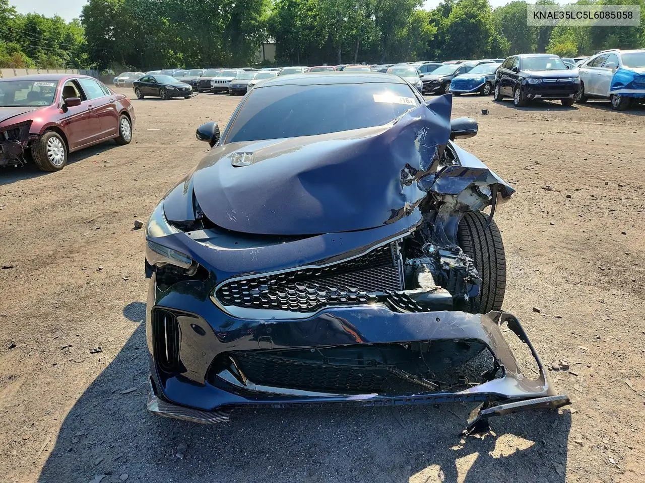 2020 Kia Stinger Gt VIN: KNAE35LC5L6085058 Lot: 58959916