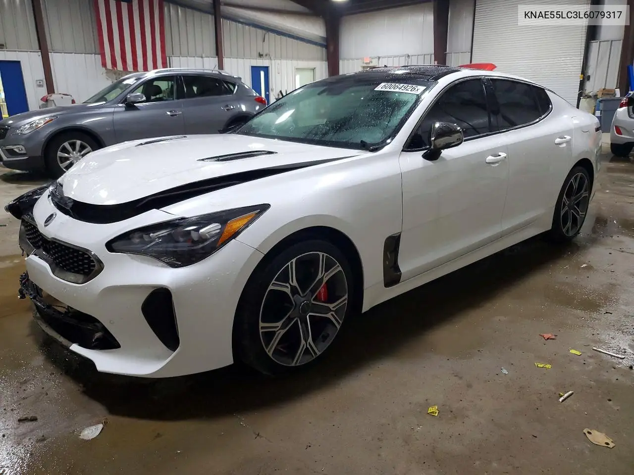 2020 Kia Stinger Gt2 VIN: KNAE55LC3L6079317 Lot: 60064926