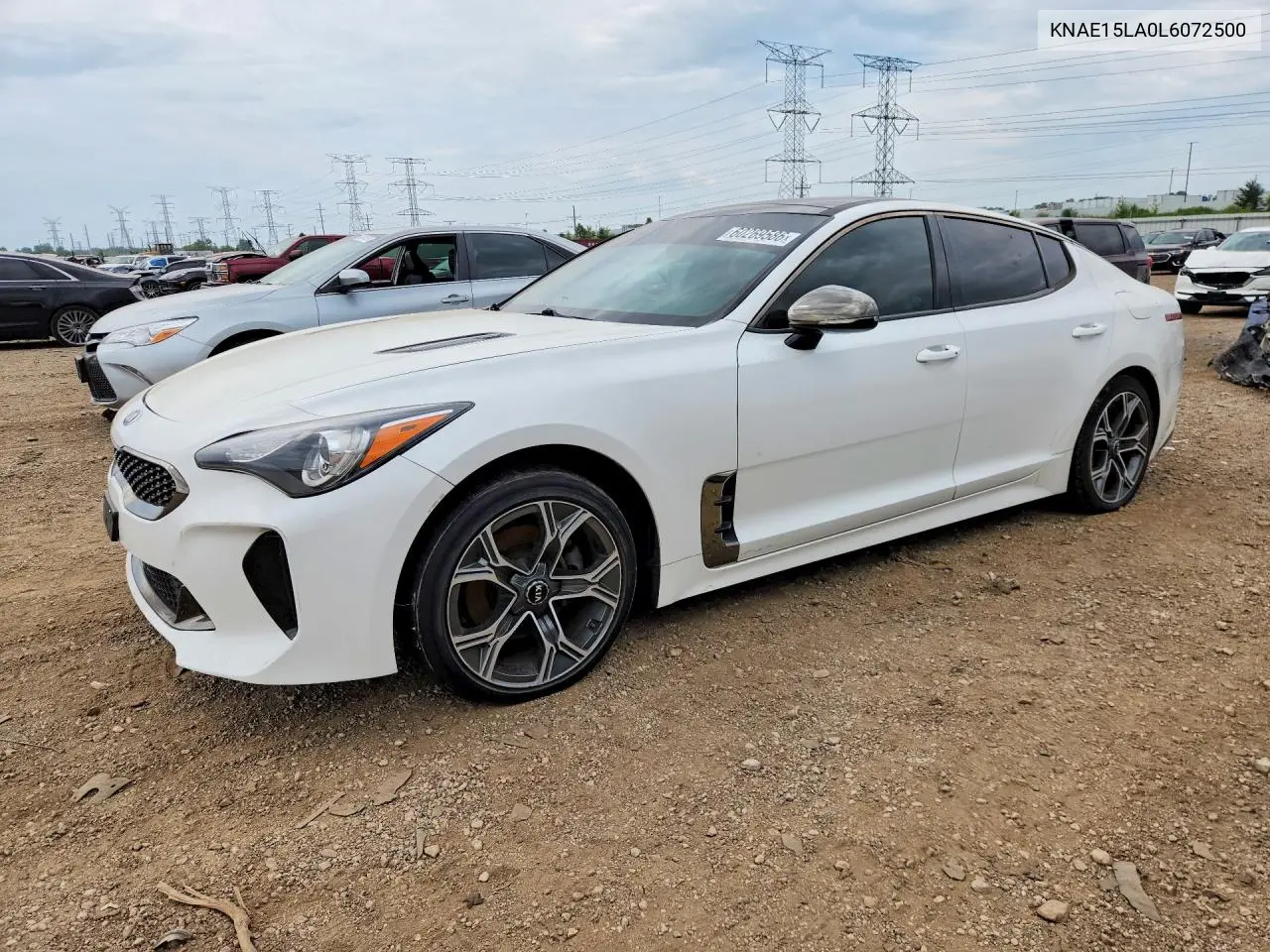 2020 Kia Stinger Gt-Line VIN: KNAE15LA0L6072500 Lot: 60269586