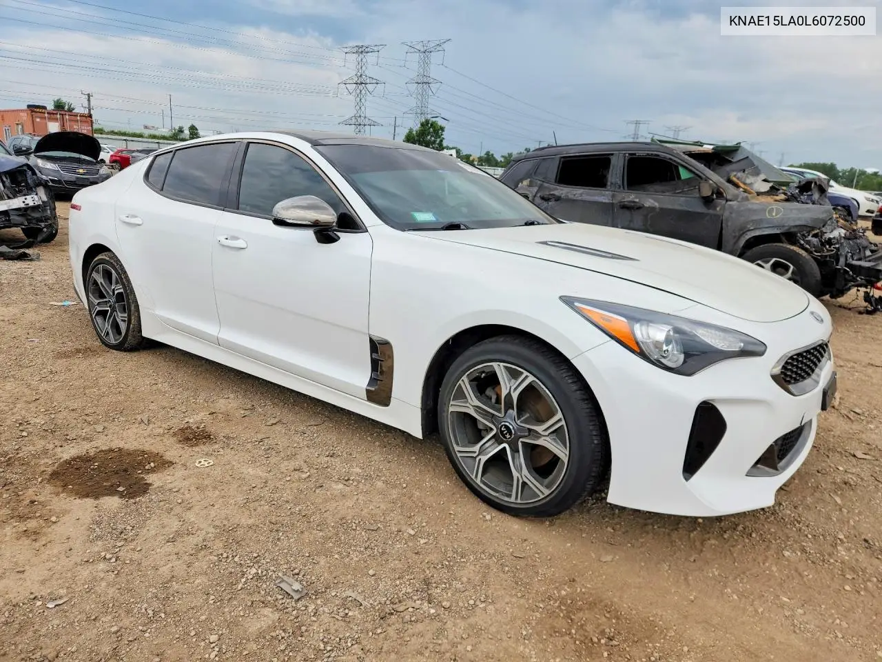 2020 Kia Stinger Gt-Line VIN: KNAE15LA0L6072500 Lot: 60269586