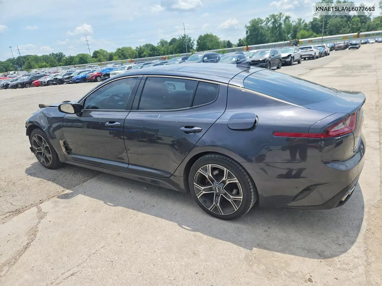 2020 Kia Stinger Gt-Line VIN: KNAE15LA9L6077663 Lot: 60635266