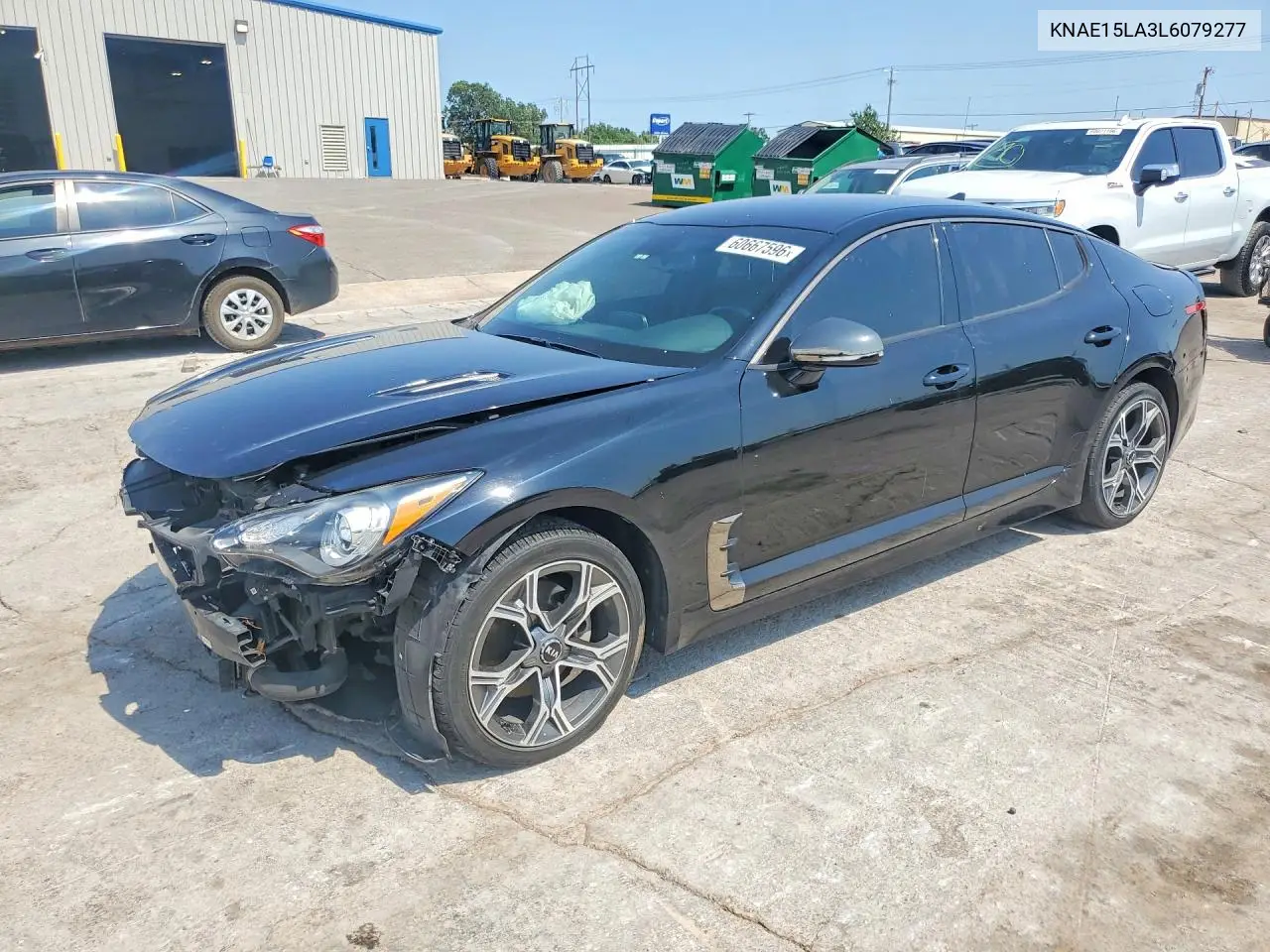 2020 Kia Stinger Gt-Line VIN: KNAE15LA3L6079277 Lot: 60667596