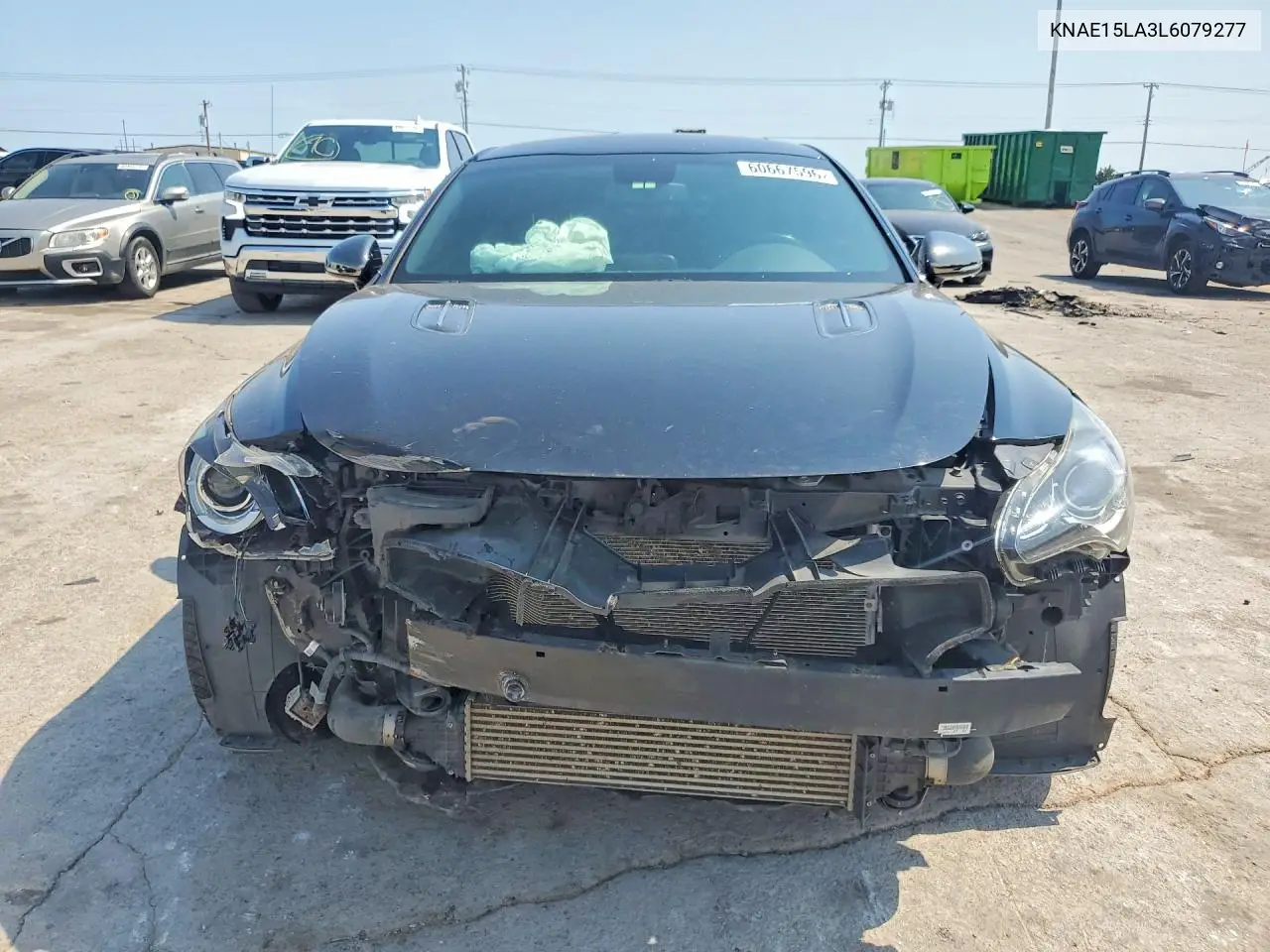 2020 Kia Stinger Gt-Line VIN: KNAE15LA3L6079277 Lot: 60667596