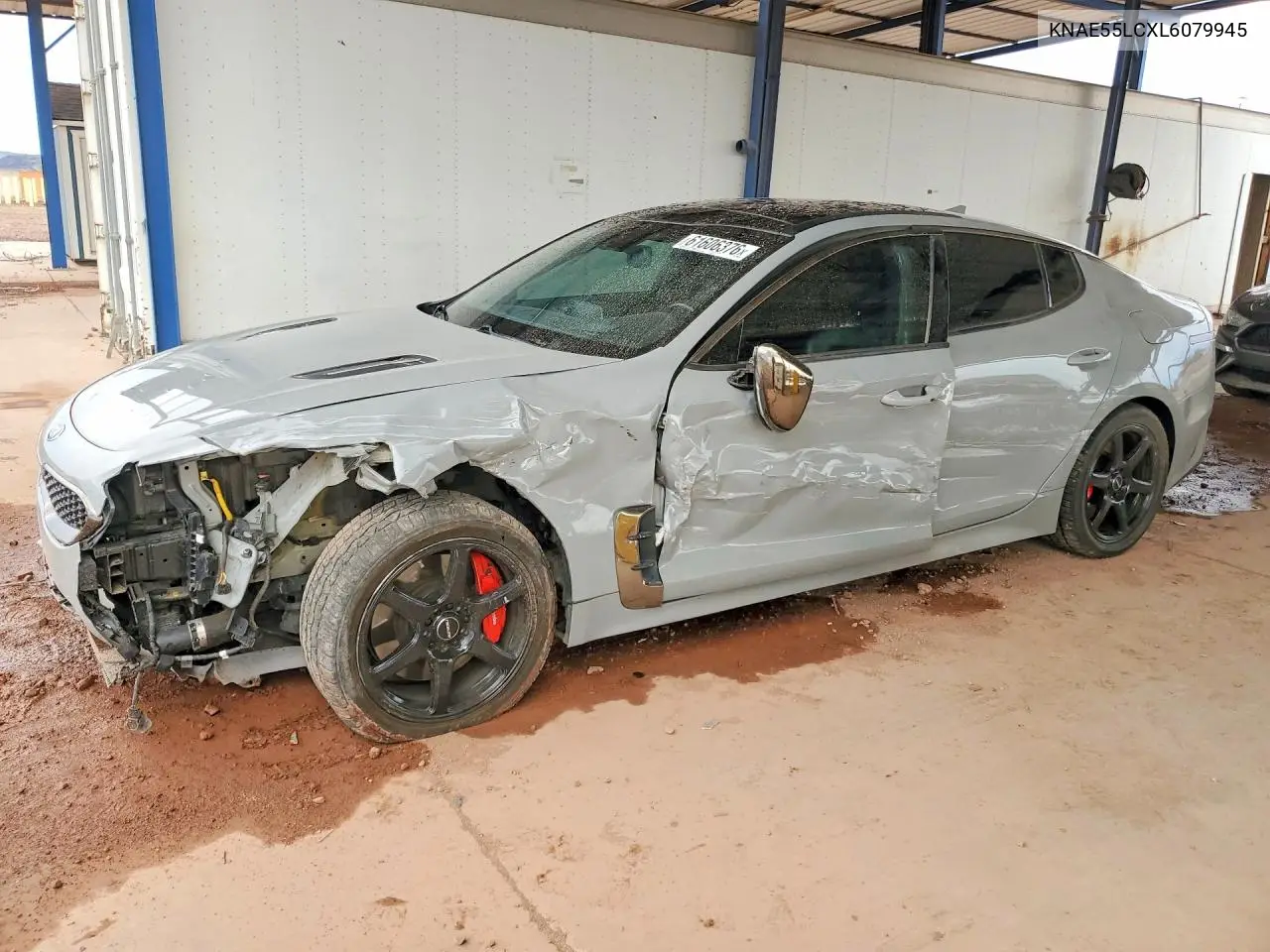 2020 Kia Stinger Gt2 VIN: KNAE55LCXL6079945 Lot: 61606376