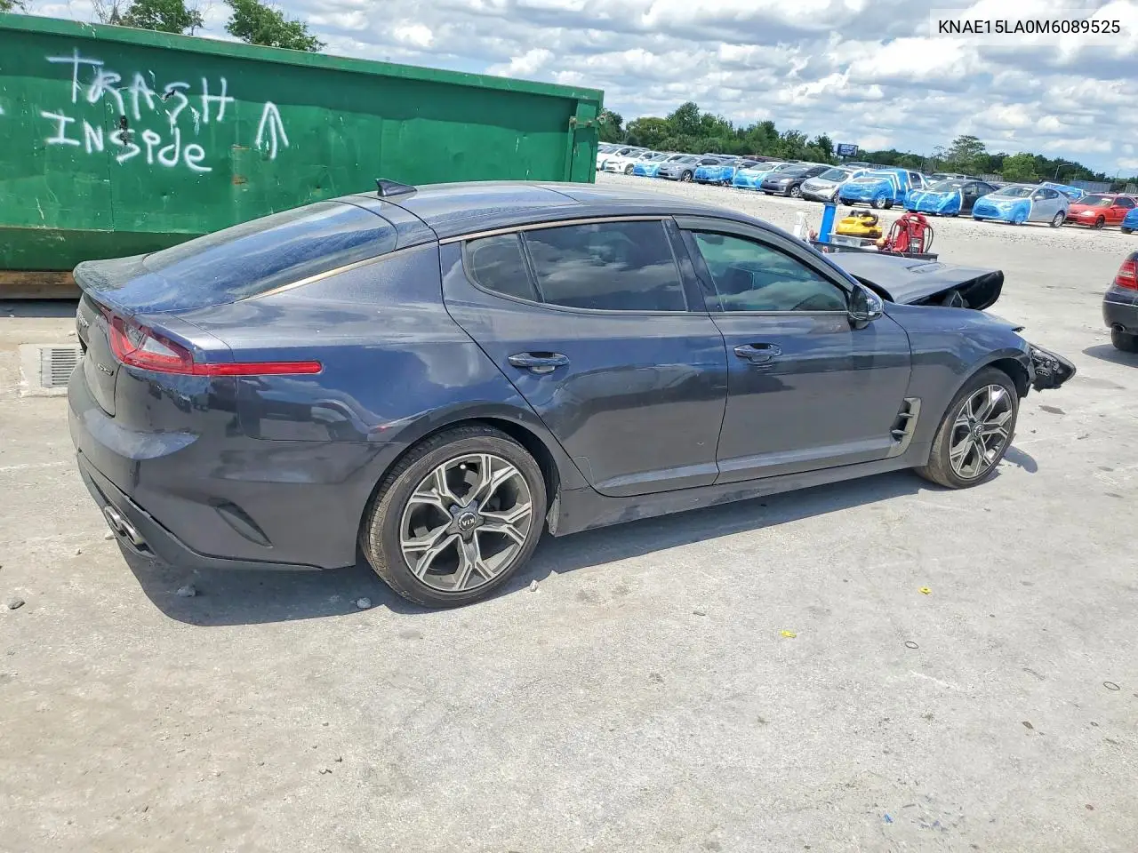 2021 Kia Stinger Gt-Line VIN: KNAE15LA0M6089525 Lot: 50924106