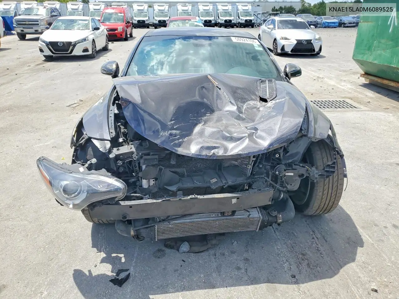 2021 Kia Stinger Gt-Line VIN: KNAE15LA0M6089525 Lot: 50924106