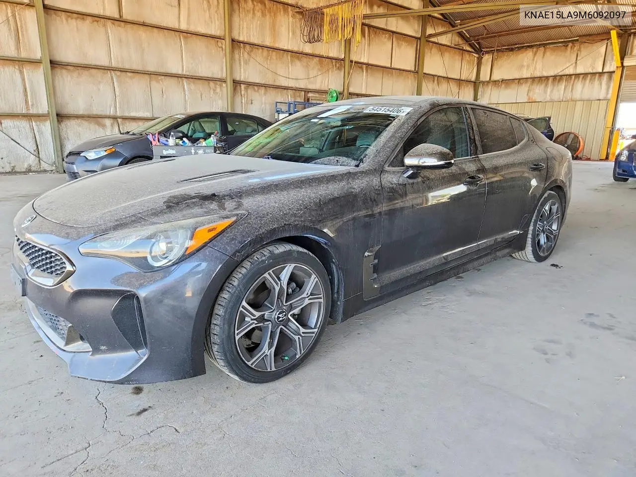 2021 Kia Stinger Gt-Line VIN: KNAE15LA9M6092097 Lot: 54515406