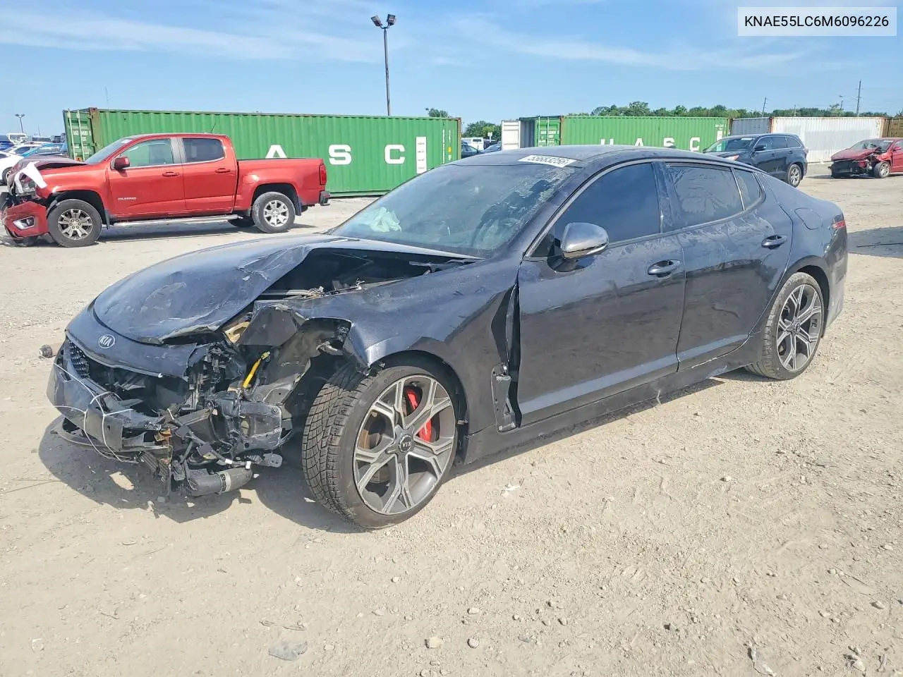 2021 Kia Stinger Gt2 VIN: KNAE55LC6M6096226 Lot: 55683256