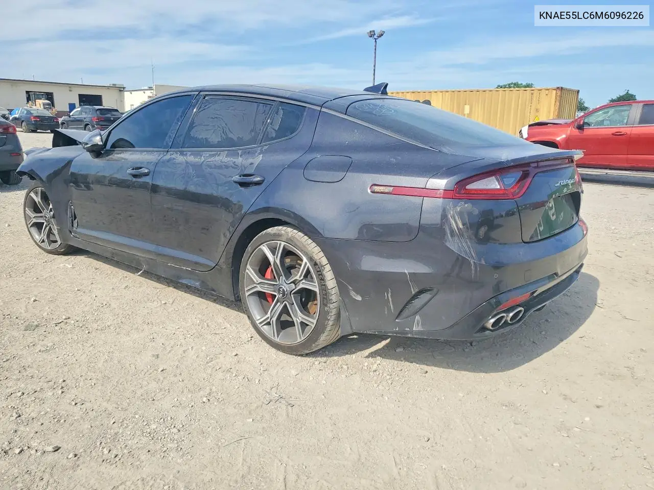 2021 Kia Stinger Gt2 VIN: KNAE55LC6M6096226 Lot: 55683256