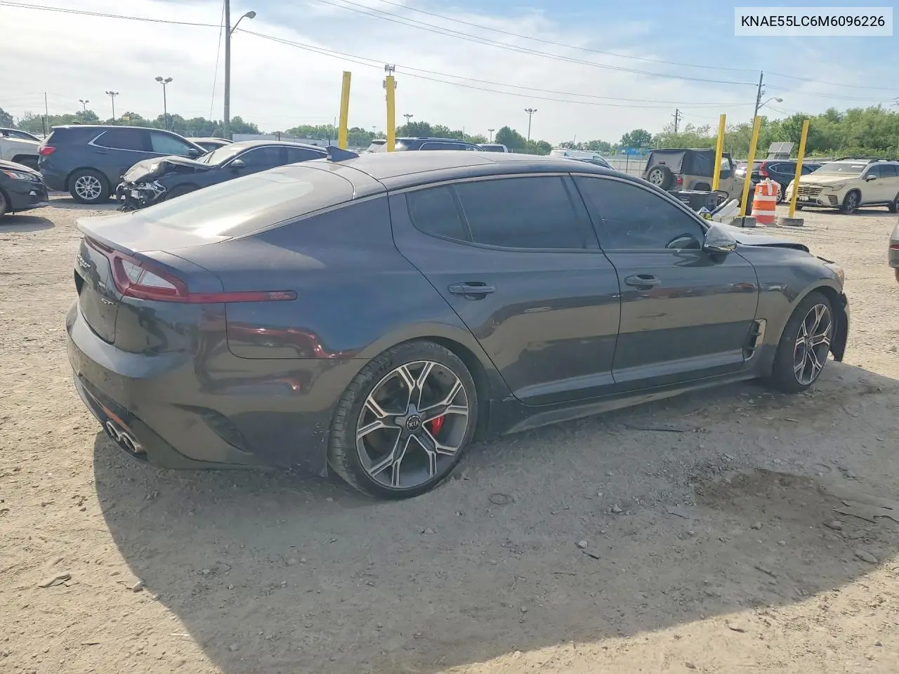 2021 Kia Stinger Gt2 VIN: KNAE55LC6M6096226 Lot: 55683256
