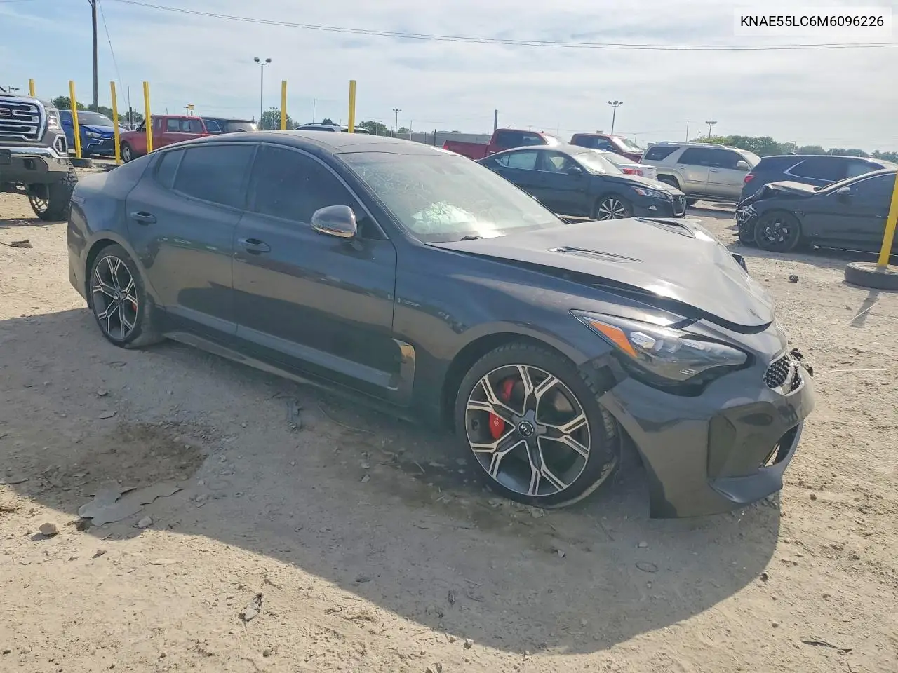 2021 Kia Stinger Gt2 VIN: KNAE55LC6M6096226 Lot: 55683256