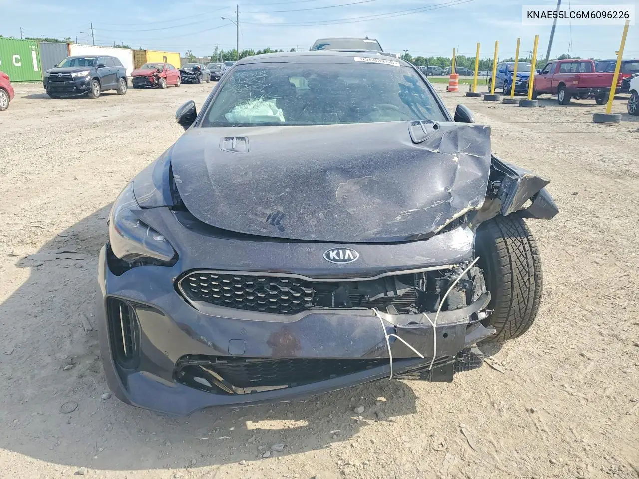 2021 Kia Stinger Gt2 VIN: KNAE55LC6M6096226 Lot: 55683256