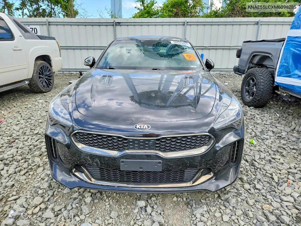 2021 Kia Stinger Gt2 VIN: KNAE55LCXM6098285 Lot: 55695866