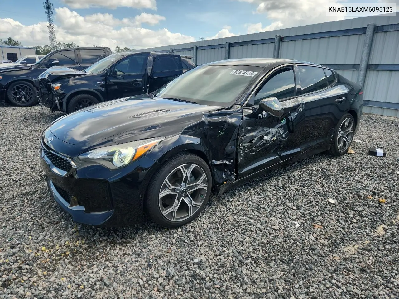 2021 Kia Stinger Gt-Line VIN: KNAE15LAXM6095123 Lot: 56954776