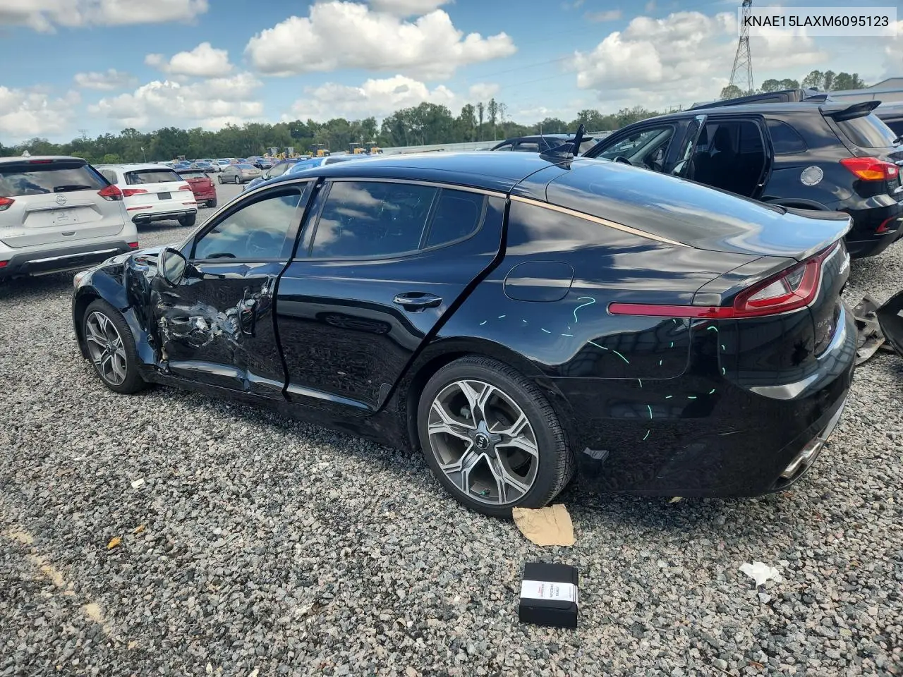 2021 Kia Stinger Gt-Line VIN: KNAE15LAXM6095123 Lot: 56954776