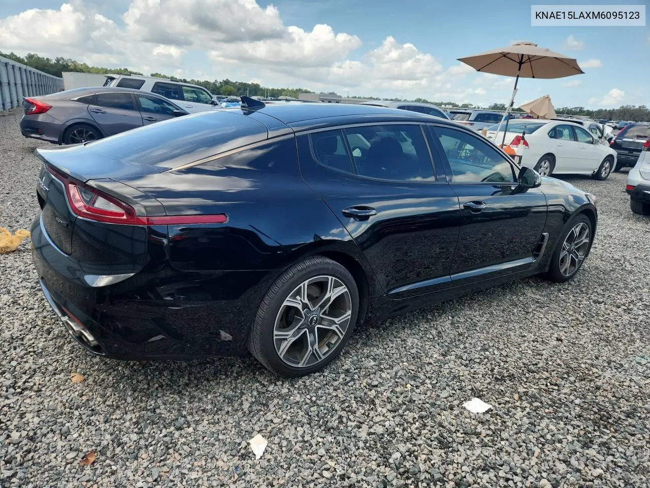 2021 Kia Stinger Gt-Line VIN: KNAE15LAXM6095123 Lot: 56954776