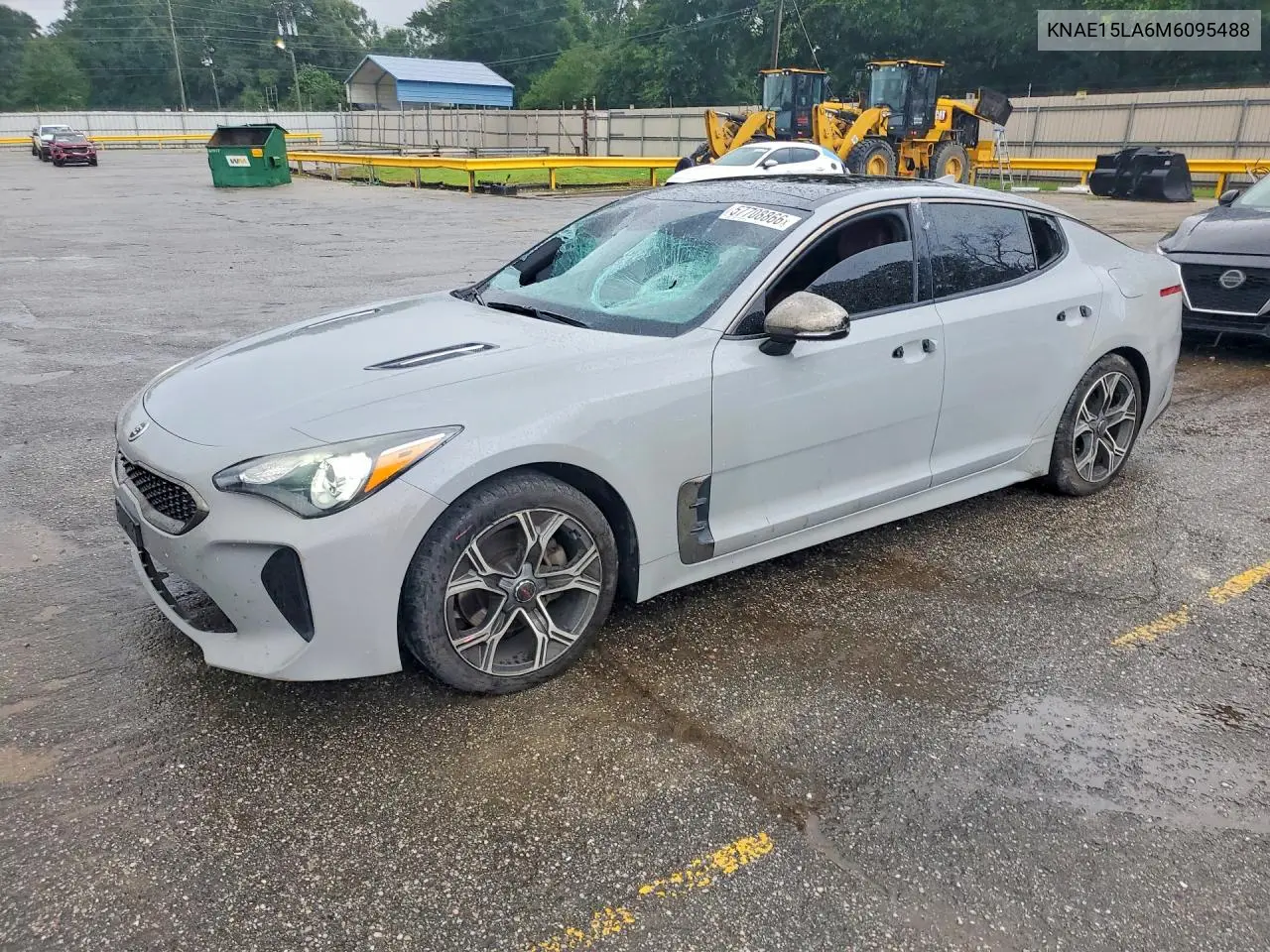2021 Kia Stinger Gt-Line VIN: KNAE15LA6M6095488 Lot: 57708866