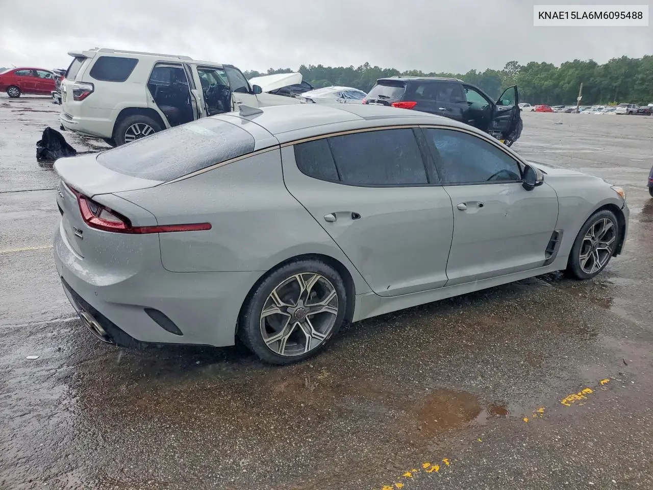 2021 Kia Stinger Gt-Line VIN: KNAE15LA6M6095488 Lot: 57708866
