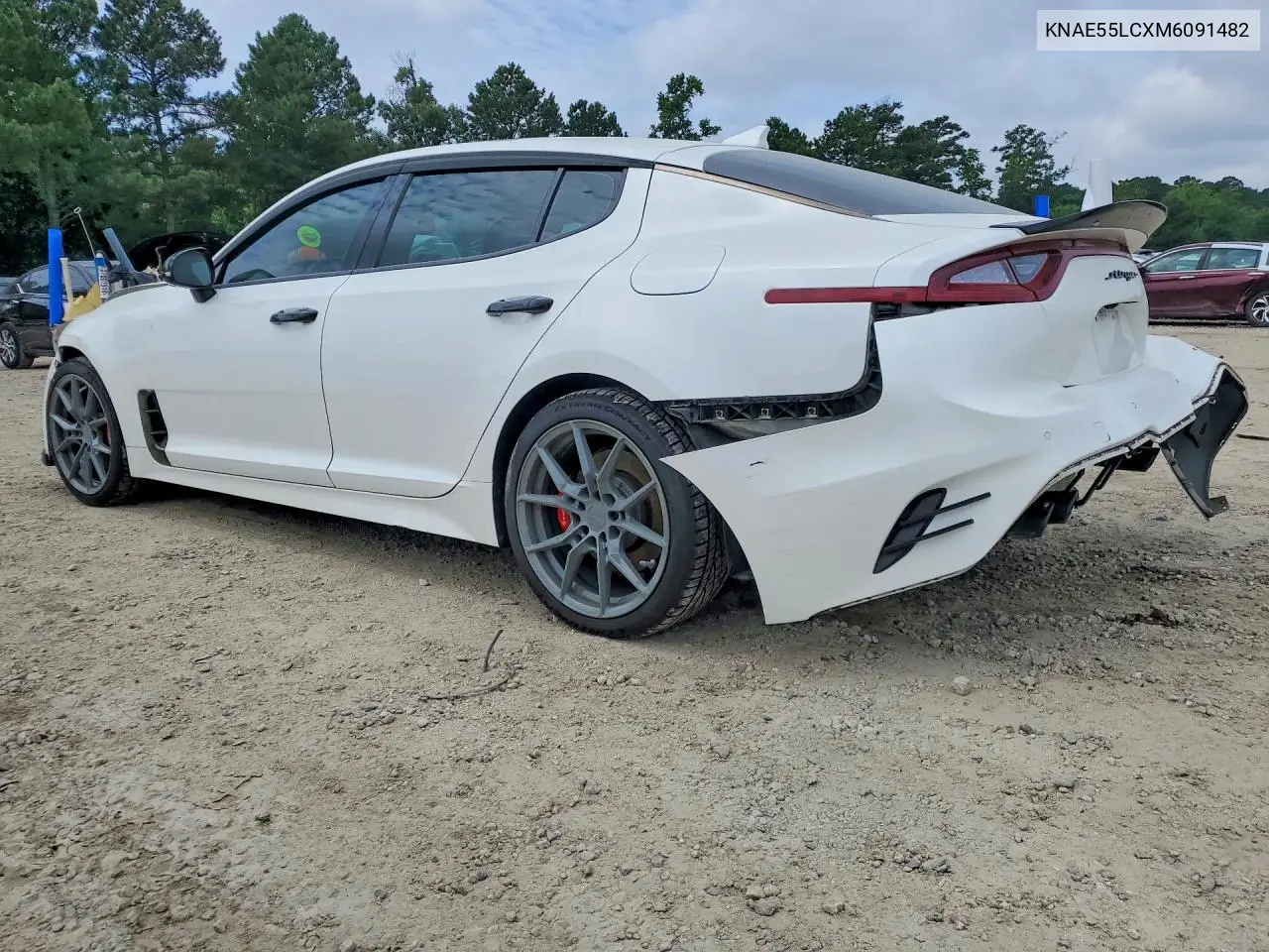 2021 Kia Stinger Gt2 VIN: KNAE55LCXM6091482 Lot: 58033686