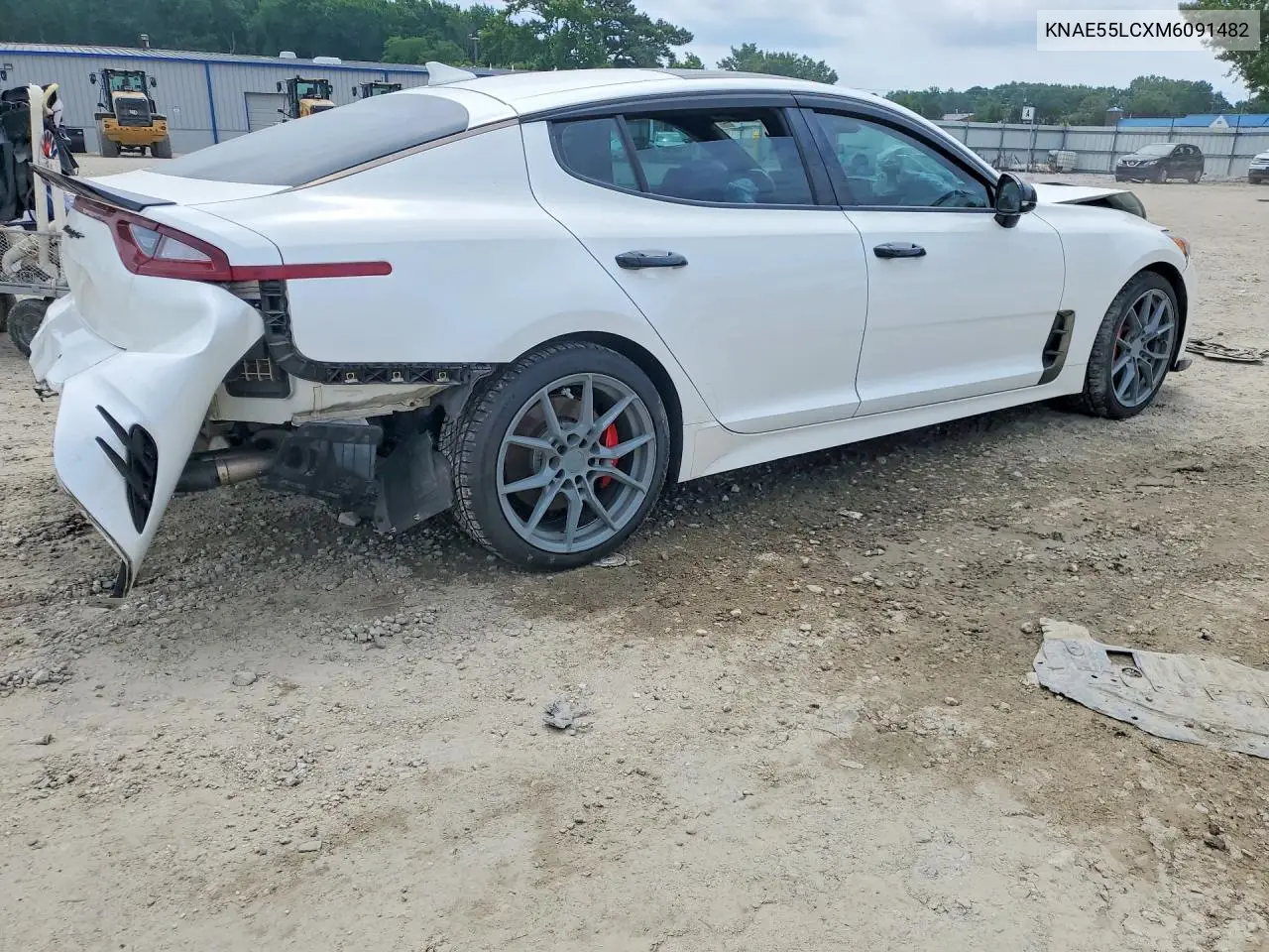 2021 Kia Stinger Gt2 VIN: KNAE55LCXM6091482 Lot: 58033686
