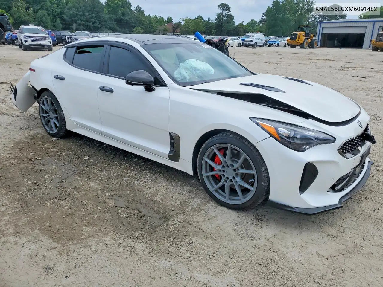 2021 Kia Stinger Gt2 VIN: KNAE55LCXM6091482 Lot: 58033686