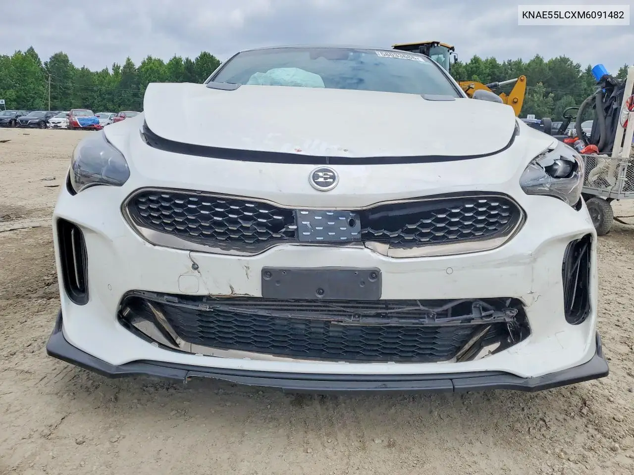 2021 Kia Stinger Gt2 VIN: KNAE55LCXM6091482 Lot: 58033686