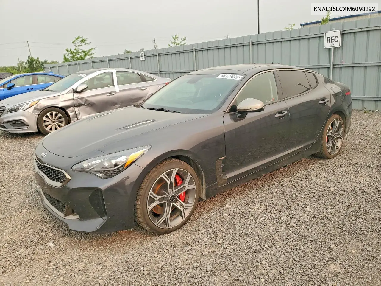 2021 Kia Stinger Gt VIN: KNAE35LCXM6098292 Lot: 60784976