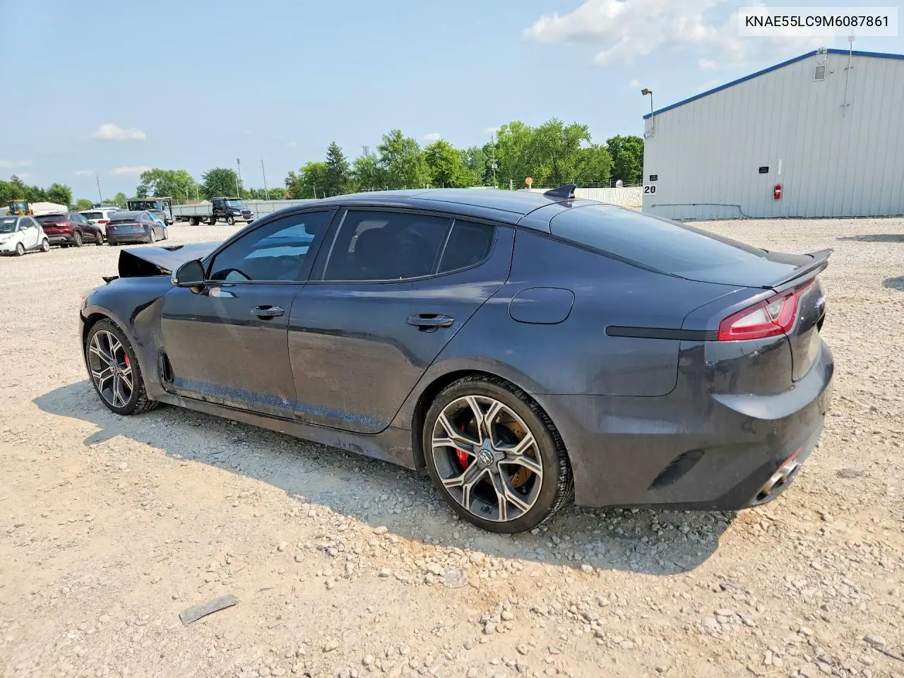 2021 Kia Stinger Gt2 VIN: KNAE55LC9M6087861 Lot: 61175586