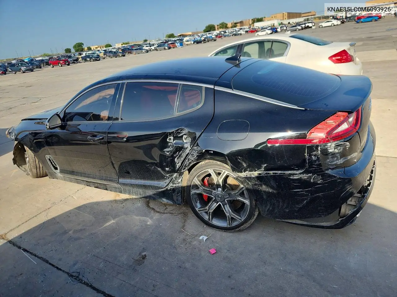 2021 Kia Stinger Gt VIN: KNAE35LC0M6093926 Lot: 61581026