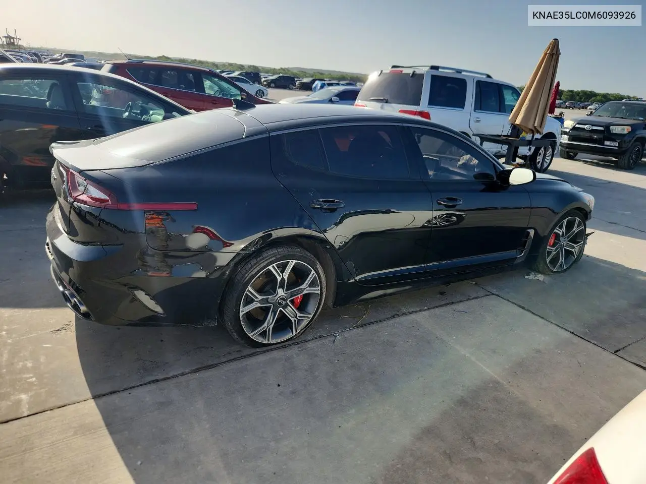 2021 Kia Stinger Gt VIN: KNAE35LC0M6093926 Lot: 61581026
