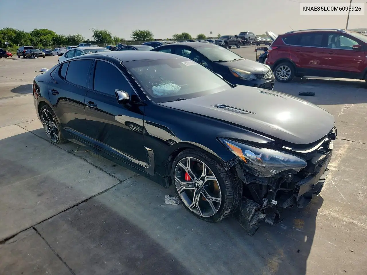 2021 Kia Stinger Gt VIN: KNAE35LC0M6093926 Lot: 61581026