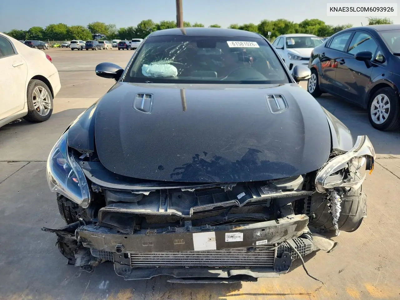 2021 Kia Stinger Gt VIN: KNAE35LC0M6093926 Lot: 61581026