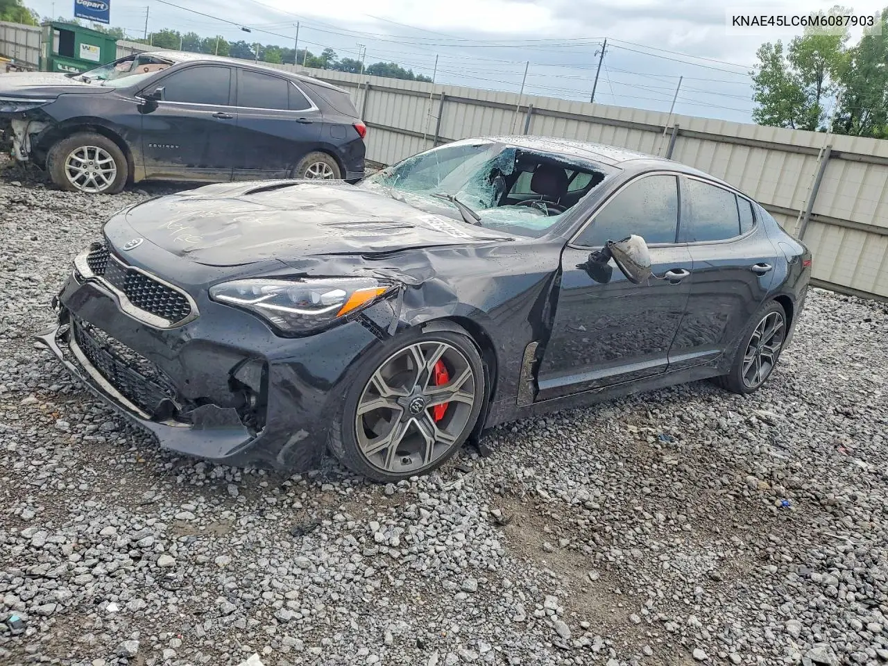 2021 Kia Stinger Gt1 VIN: KNAE45LC6M6087903 Lot: 74514845