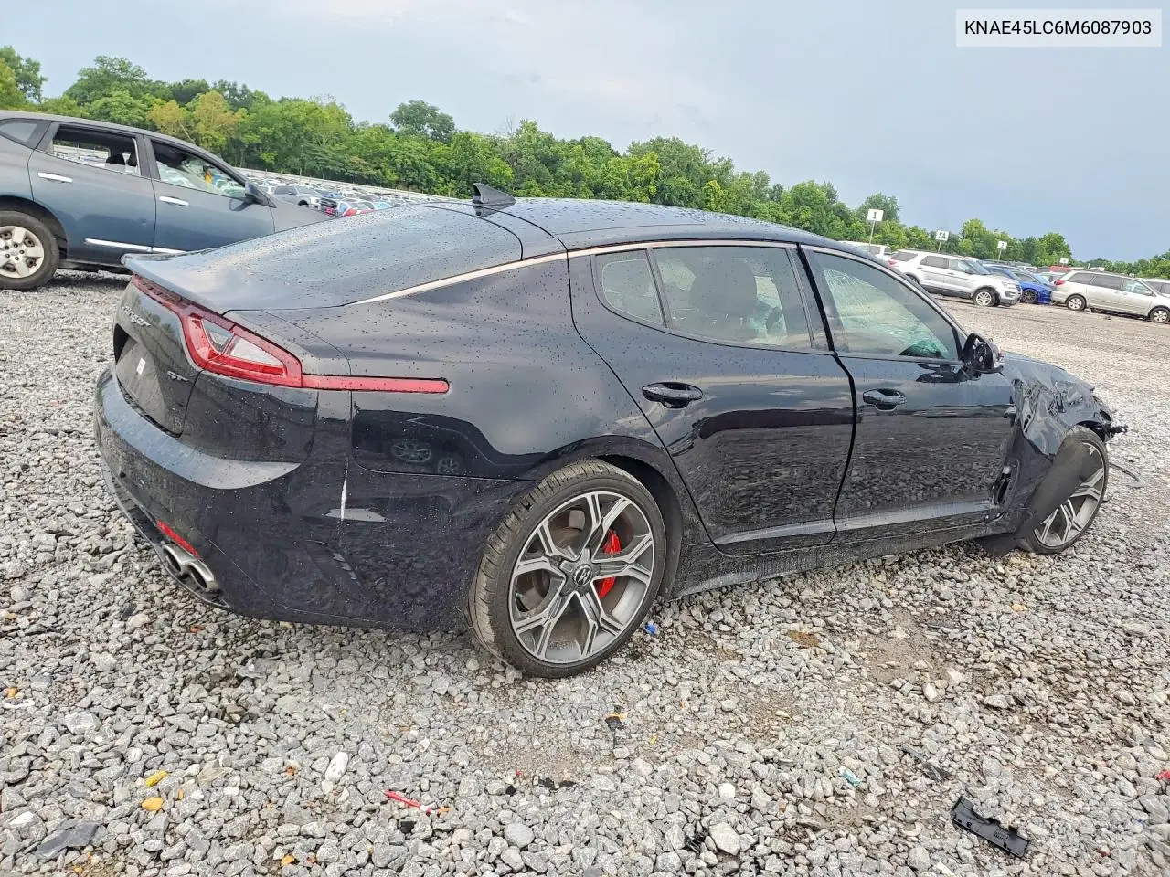 2021 Kia Stinger Gt1 VIN: KNAE45LC6M6087903 Lot: 74514845