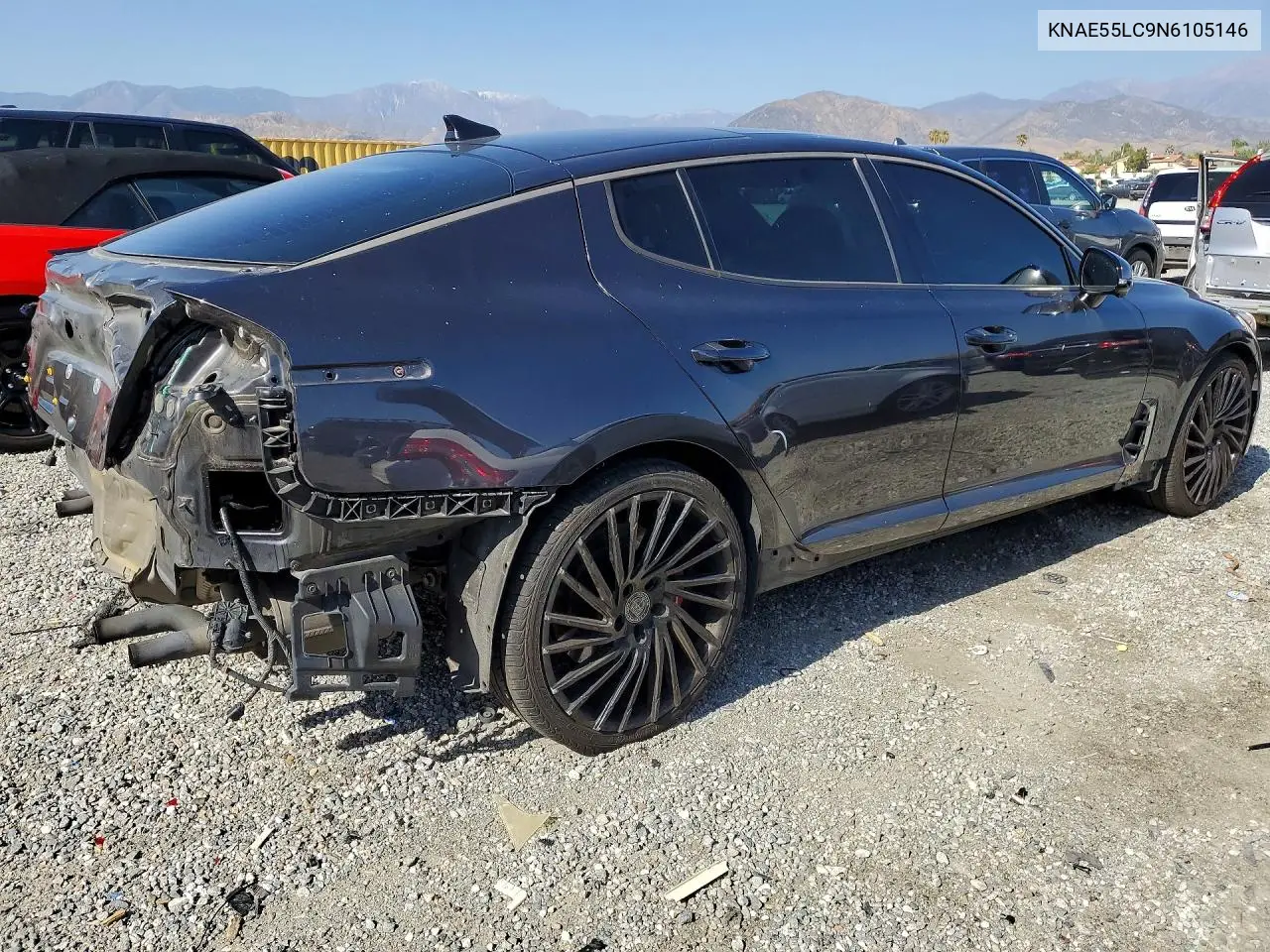 2022 Kia Stinger Gt2 VIN: KNAE55LC9N6105146 Lot: 51127626