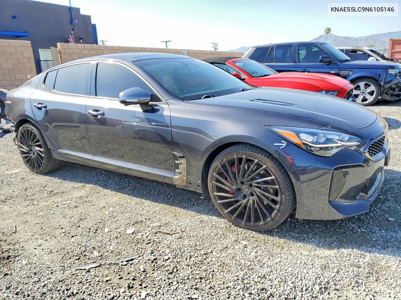 2022 Kia Stinger Gt2 VIN: KNAE55LC9N6105146 Lot: 51127626