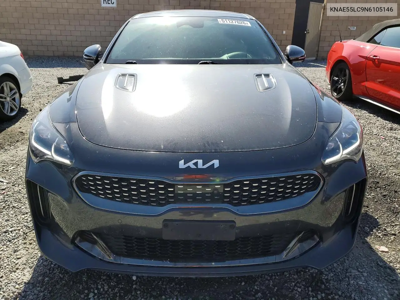 2022 Kia Stinger Gt2 VIN: KNAE55LC9N6105146 Lot: 51127626