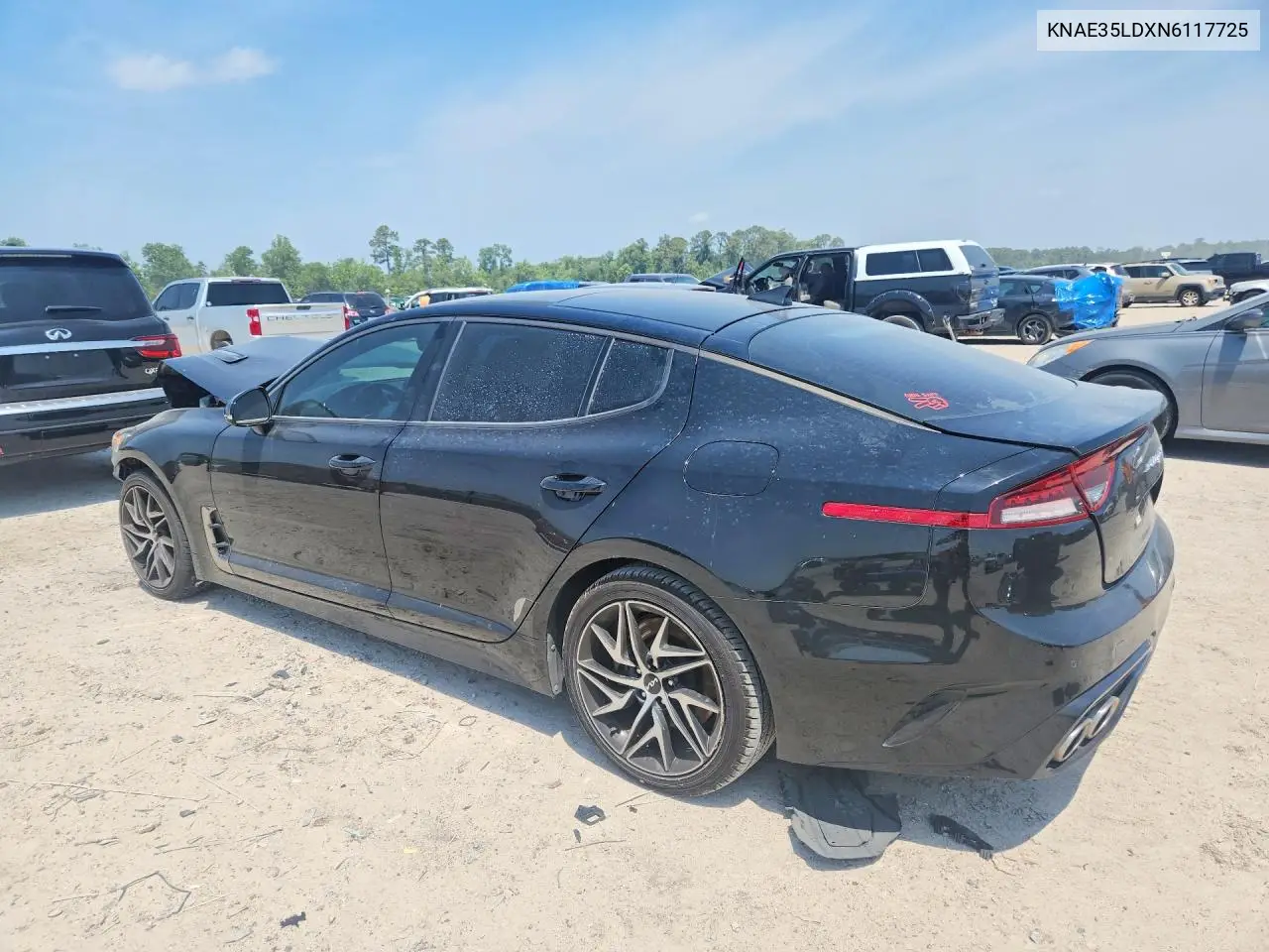 2022 Kia Stinger Gt Line VIN: KNAE35LDXN6117725 Lot: 51423066