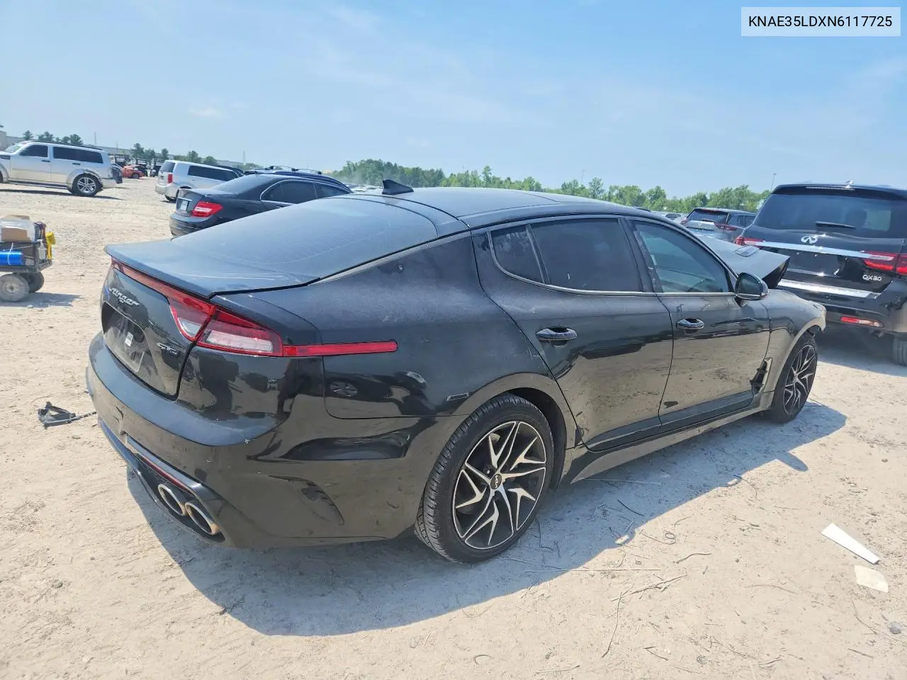 2022 Kia Stinger Gt Line VIN: KNAE35LDXN6117725 Lot: 51423066