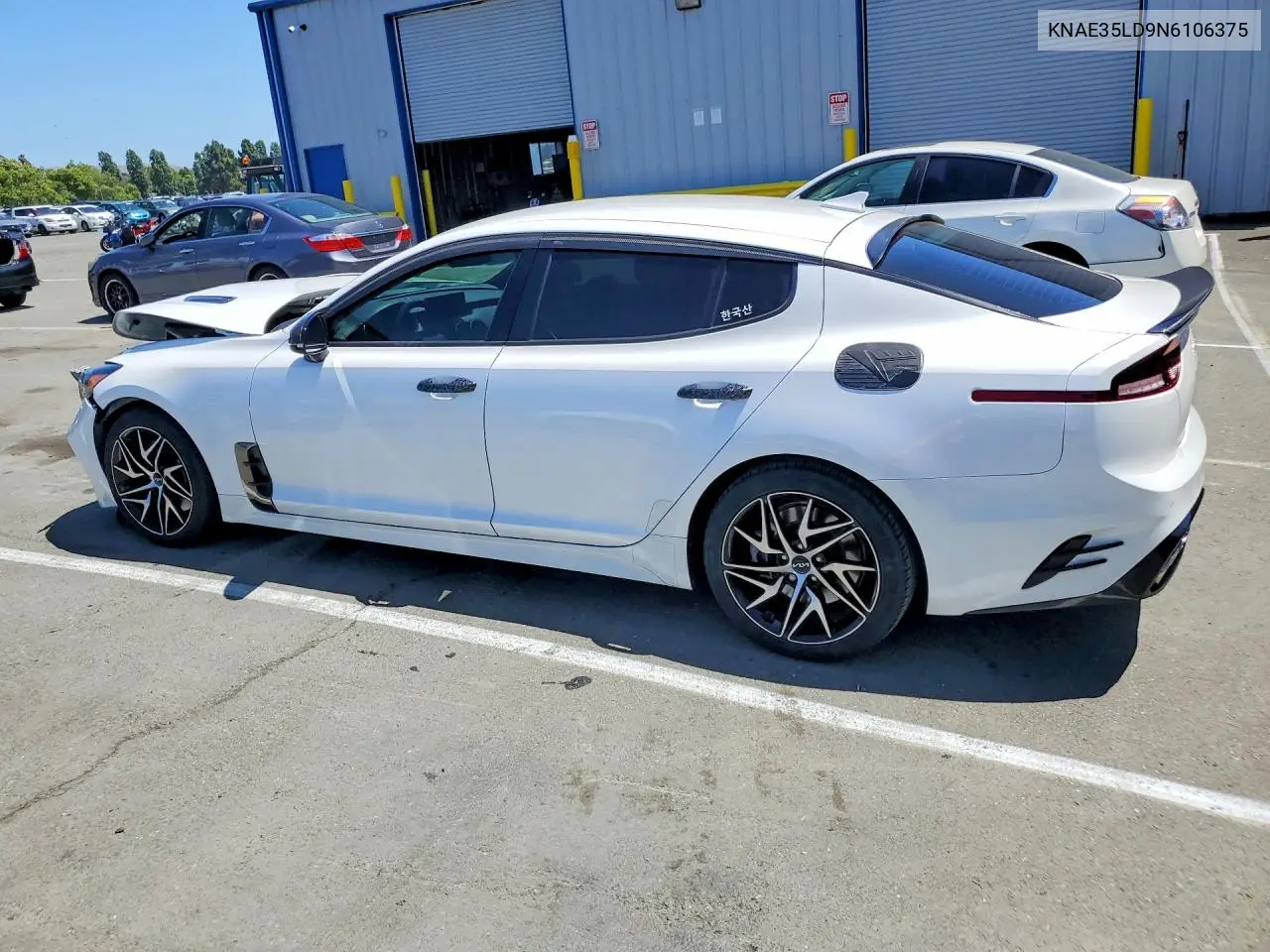 2022 Kia Stinger Gt Line VIN: KNAE35LD9N6106375 Lot: 52030686