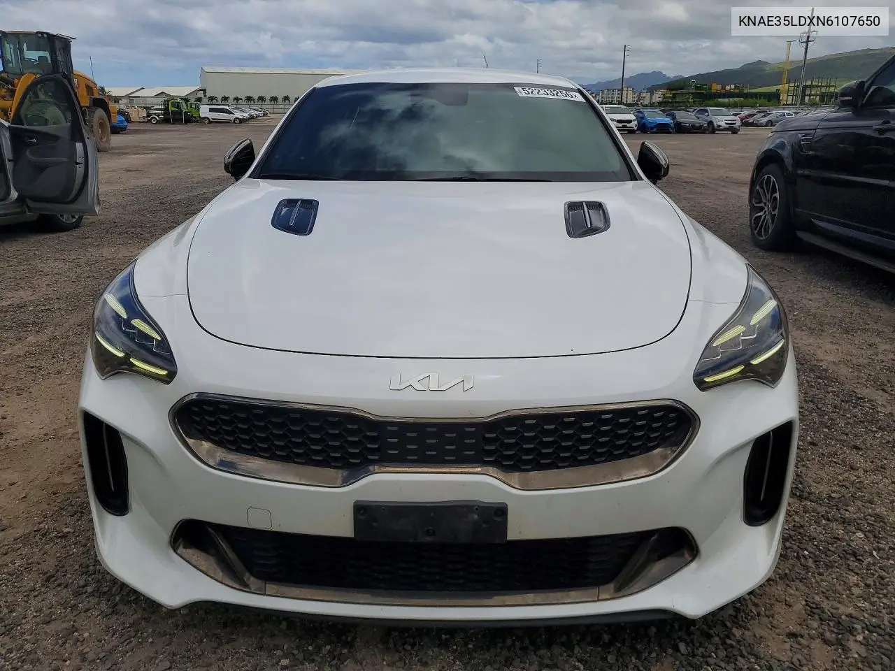 2022 Kia Stinger Gt Line VIN: KNAE35LDXN6107650 Lot: 52233256
