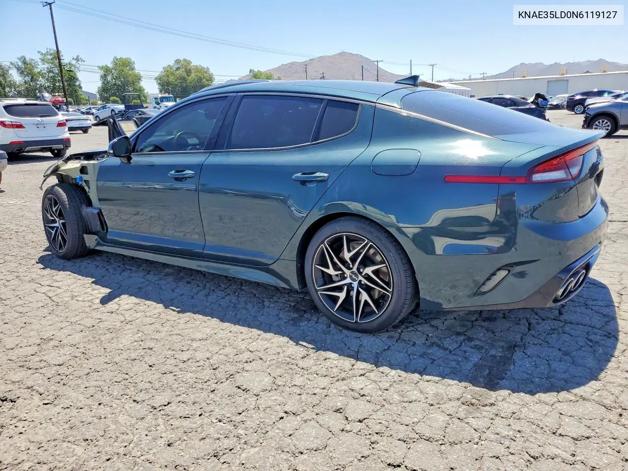 2022 Kia Stinger Gt Line VIN: KNAE35LD0N6119127 Lot: 52951256