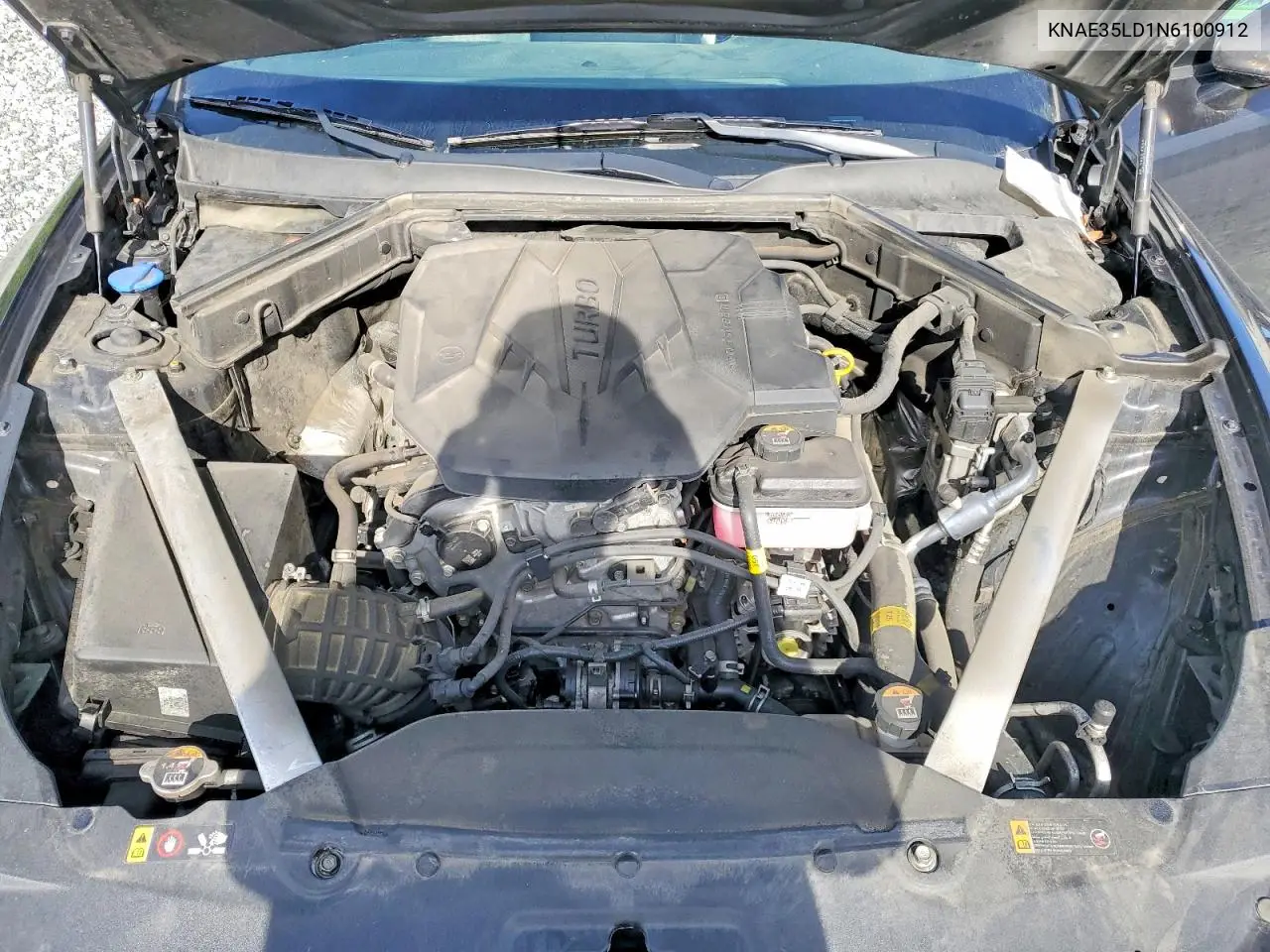 2022 Kia Stinger Gt Line VIN: KNAE35LD1N6100912 Lot: 53285986