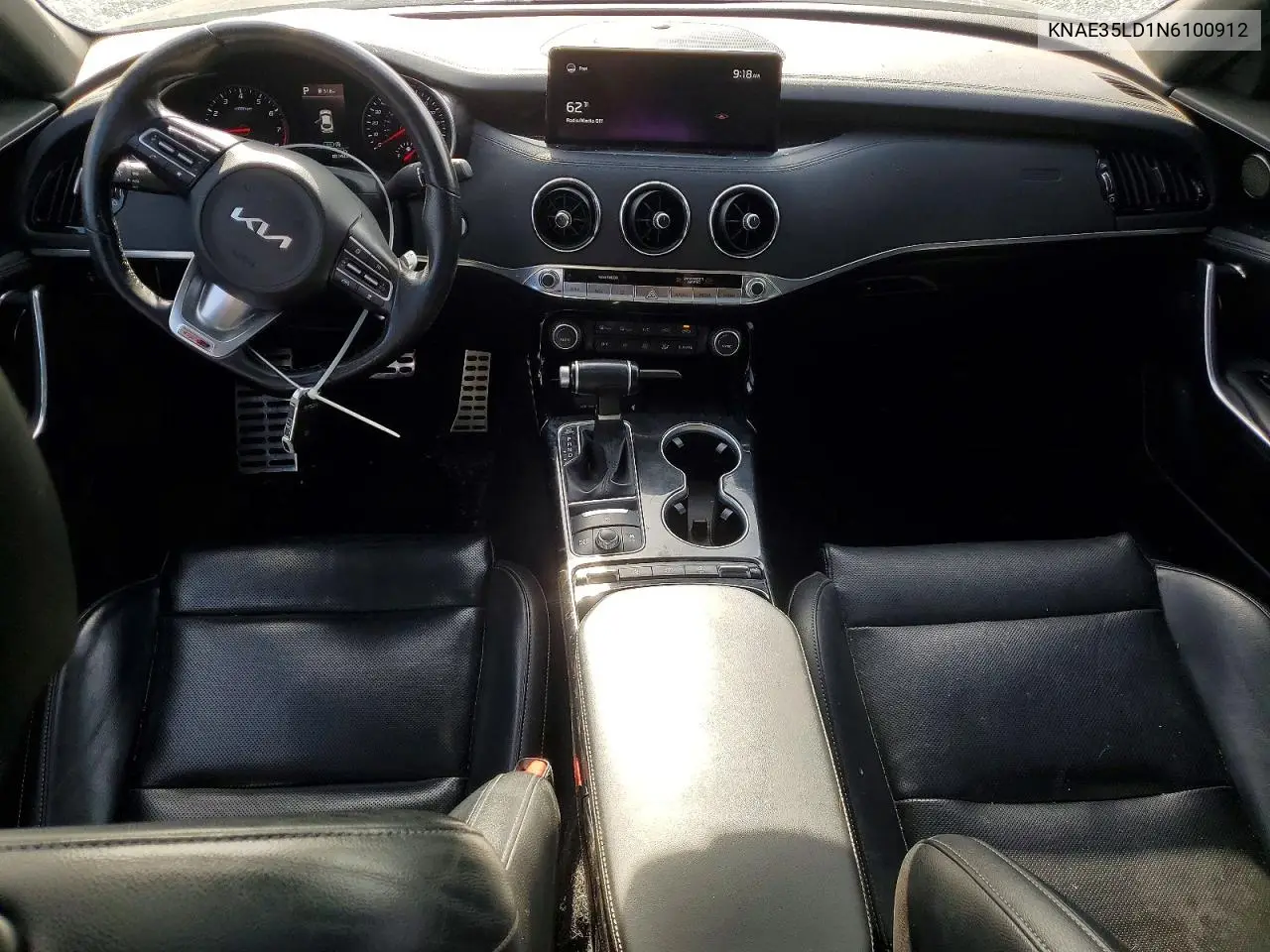 2022 Kia Stinger Gt Line VIN: KNAE35LD1N6100912 Lot: 53285986