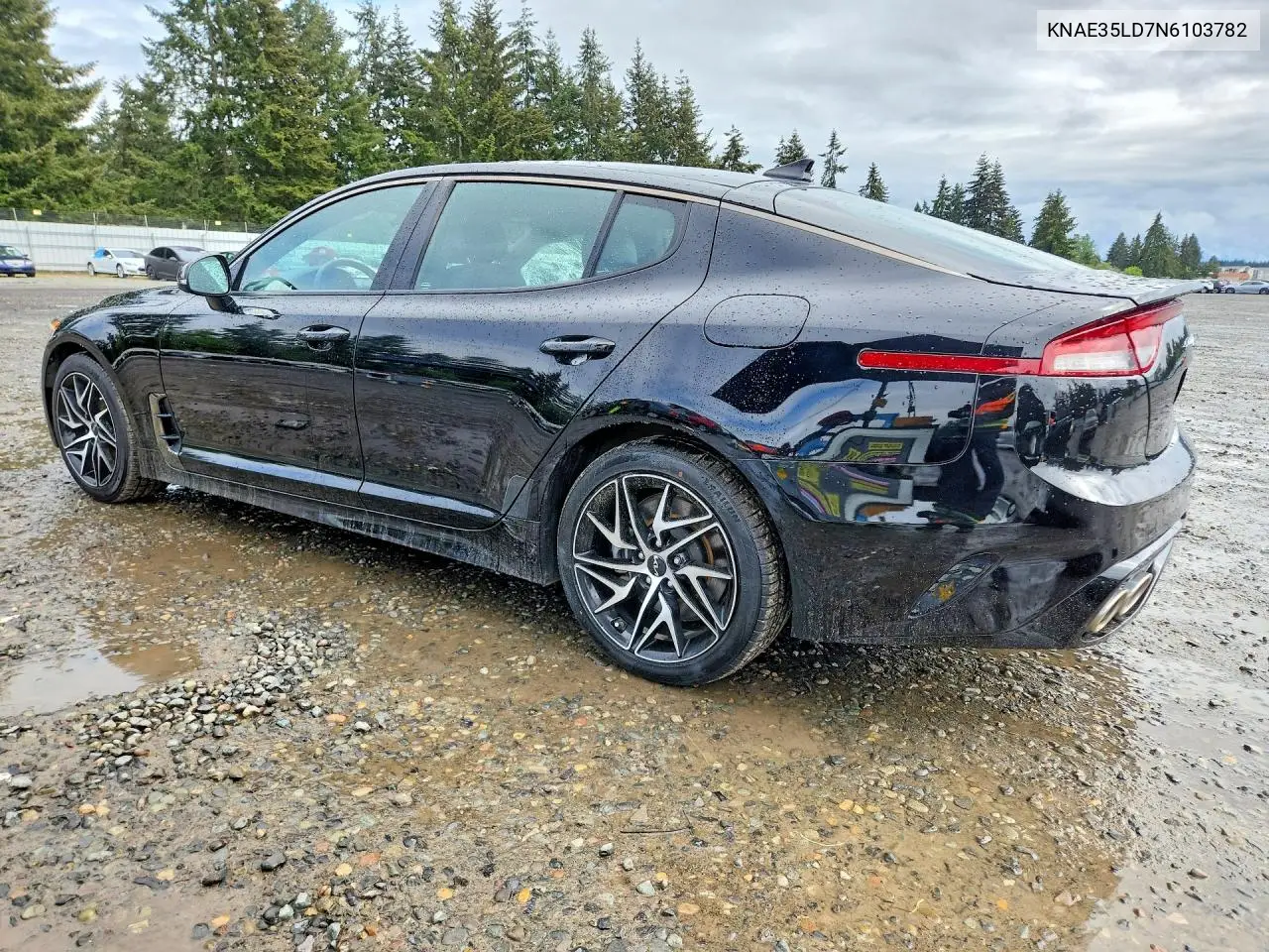 2022 Kia Stinger Gt Line VIN: KNAE35LD7N6103782 Lot: 53841796