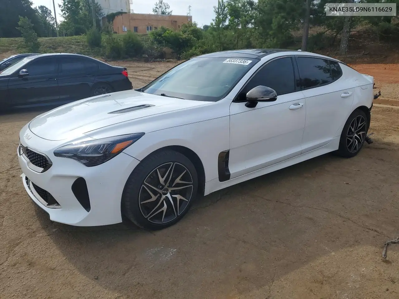2022 Kia Stinger Gt Line VIN: KNAE35LD9N6116629 Lot: 56337336