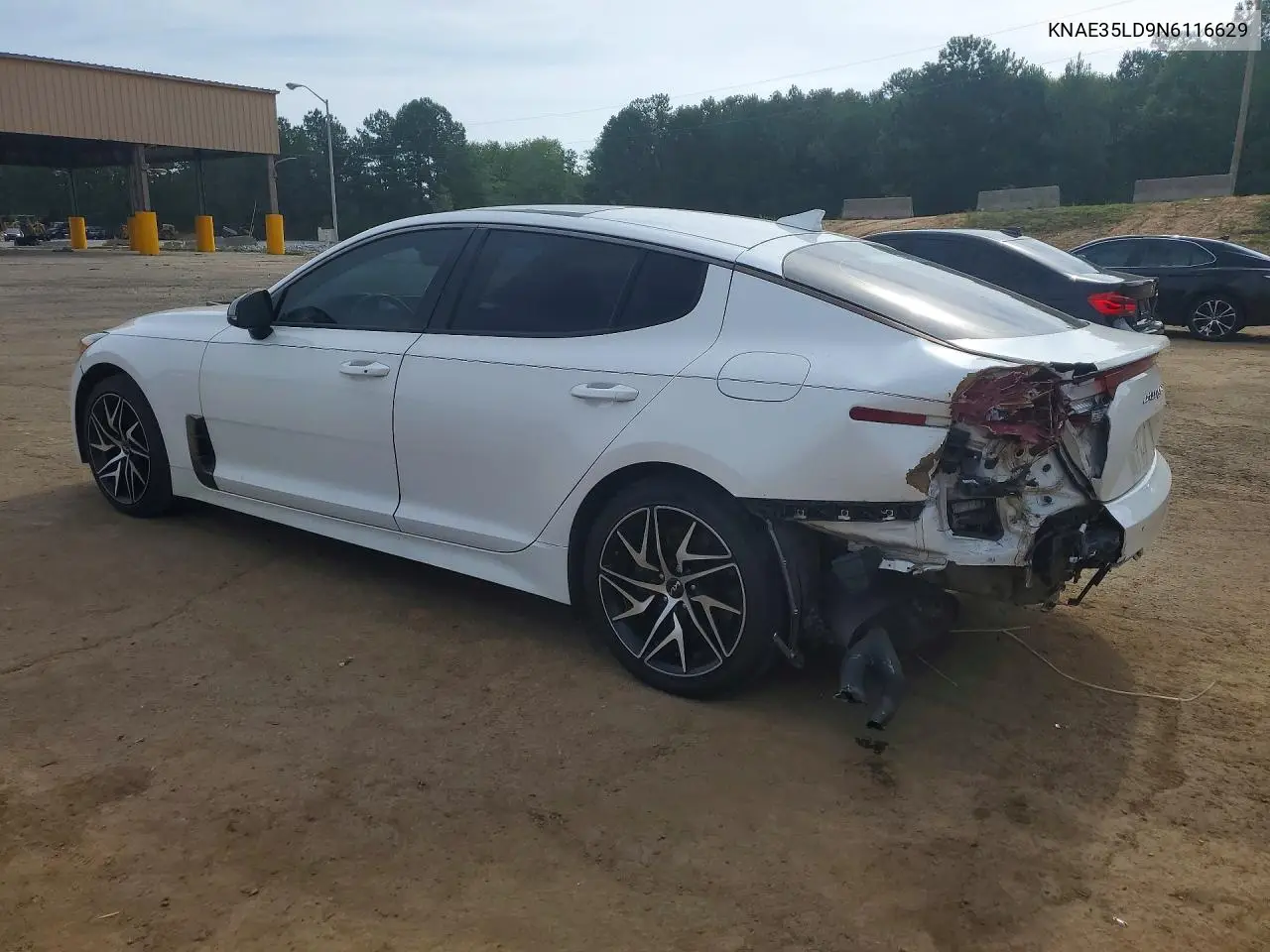 2022 Kia Stinger Gt Line VIN: KNAE35LD9N6116629 Lot: 56337336