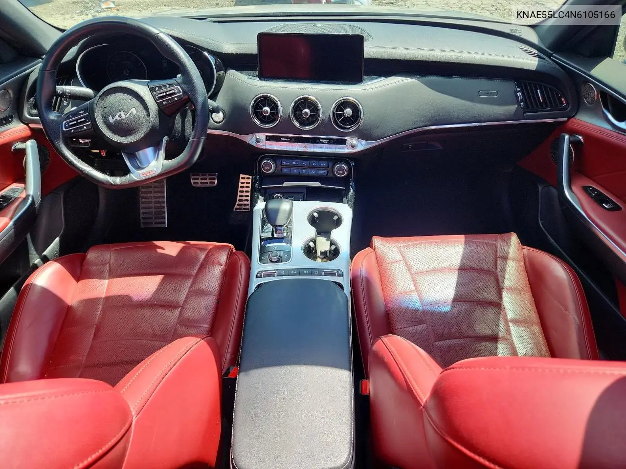 2022 Kia Stinger Gt2 VIN: KNAE55LC4N6105166 Lot: 57332326